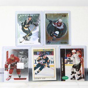 NHL Sports Cards Hall of Fame Greats - Gretzky, Lemieux, Sakic, Yzerman, Jagr